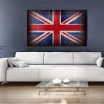 32x20 Digital Printed Old Canvas Uk Flag To Your..