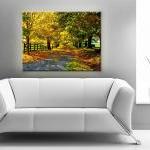 15x11 Digital Printed Canvas Autumn Wood To Your..