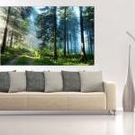16x10 Digital Printed Wild Spring Forest Canvas To..