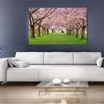 15x11 Digital Printed Canvas Flowering Trees To..