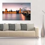 16x10 Digital Printed Canvas Thames In London To..