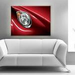 15x11 Digital Printed Canvas Red Alfa Romeo To..