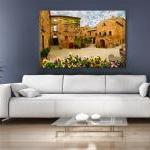 15x11 Digital Printed Canvas Old Italy House To..