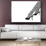 15x11 Digital Printed Canvas Female Legs Wall..