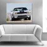 15x11 Digital Printed Canvas Muscle Dodge Car To..